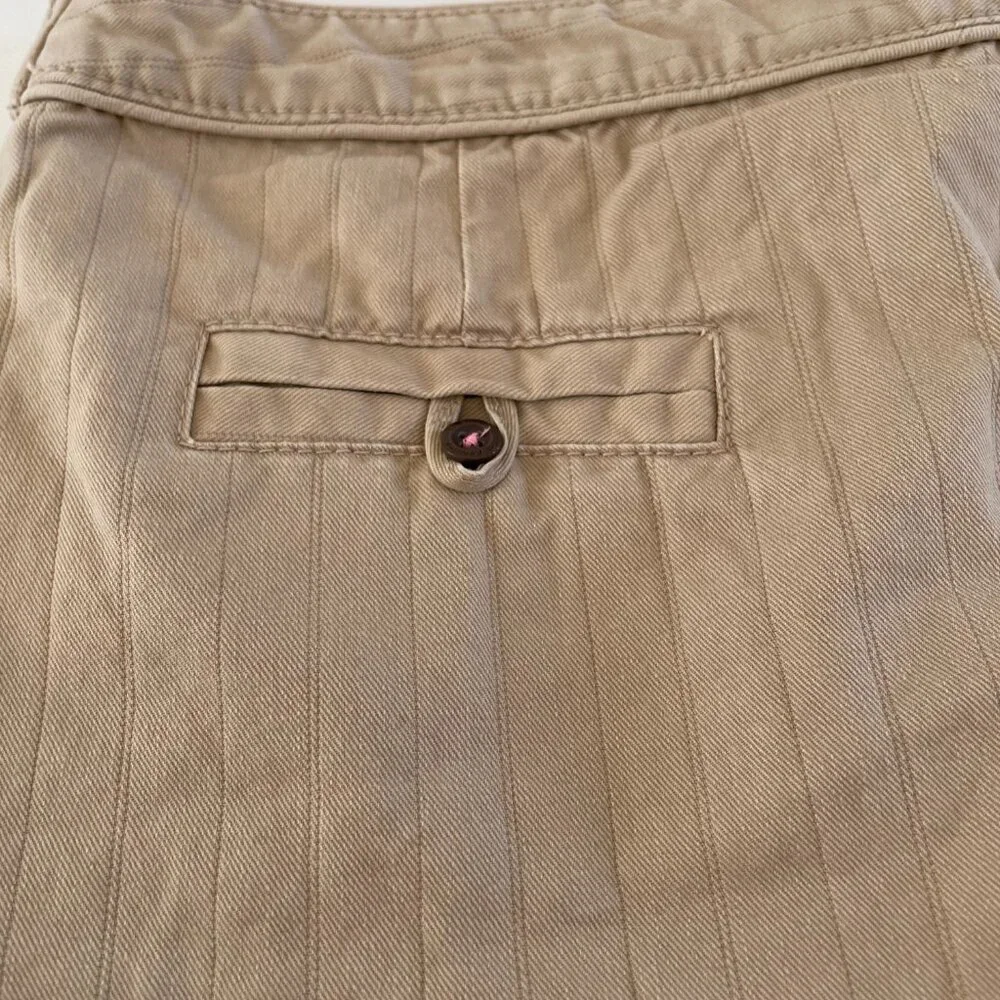 Oshkosh Genuine Kids Girls Cotton Skirt Skort Adjustable Waist Taupe Size 6X NWT